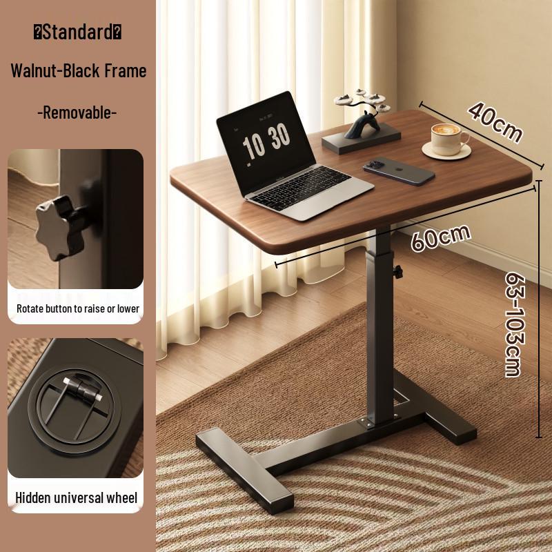 Adjustable Bedside Table: Versatile Folding Desk for Home, Bedroom, and Living Room
