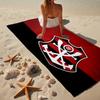 FLAMENGO Shield Emblem Beach Towel, Quick-drying, Easy to Care for, Use for Both Fitness and Beach Vacations,Sports Essential Fan Gift