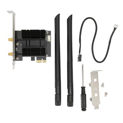 PCIE WiFi Adaptörü AC1300Mbps Bluetooth 4.2 PCIE Wifi Kartı 2.4GHz 5.8GHz Çift Bant Masaüstü Desteği