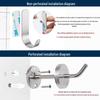 Stainless Steel Mini Single Coat Hook for Home, Hotel, Bathroom, Entryway, and Toilet - Ideal for Clothes and Hats