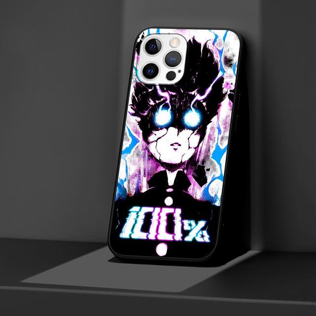 

Чехол Mob Psycho 100 для Iphone 14 11 13 Pro Max 12 Mini Xr 7 8 Plus Se 2020 Xs 6 6s + чехол, черный мягкий чехол для мобильного телефона iPhone 14 Pro Max
