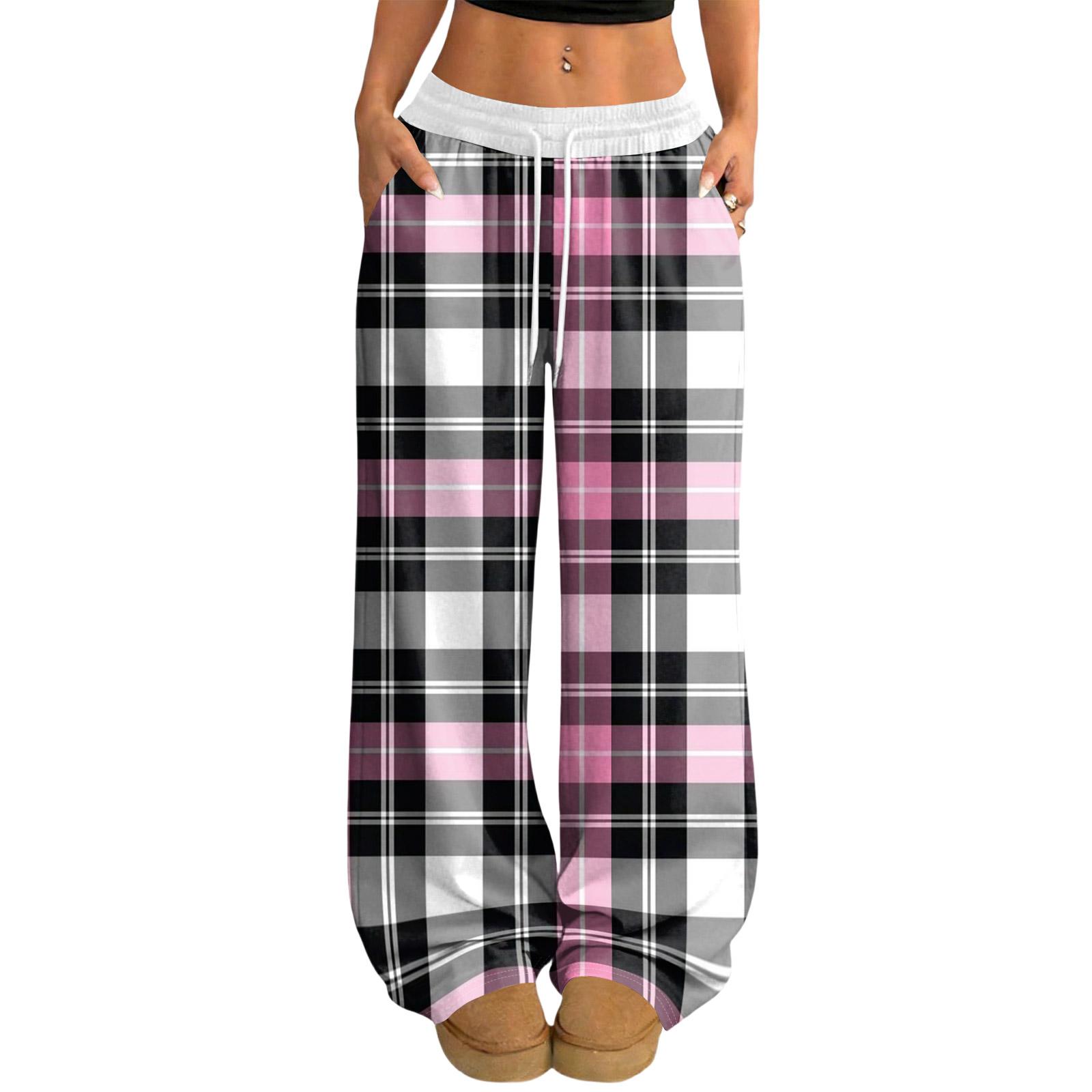 

Женские повседневные и модные брюки с эластичной талией, свободные, с широкими штанинами L фиолетовый