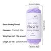 Elastic Sewing Thread 6 Color Sewing Thread 21.87Yard Per Spool Elastic Thread for Sewing Machine Hand Stitching