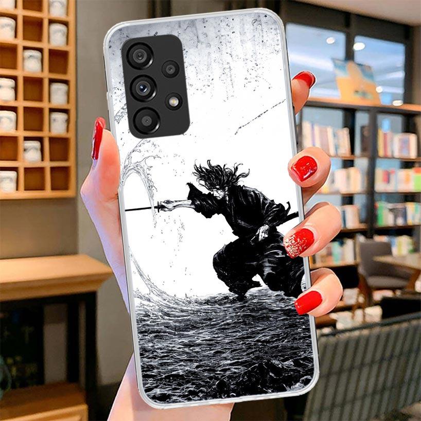 Vagabond Samurai Comic Phone Case For Samsung Galaxy A12 A22 A32 A52 A72 A02S Phone Case Note 20 Ultra 10 S10 Plus A51 A71 A50S