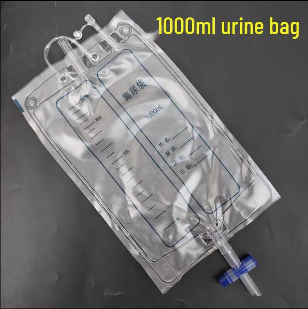 Disposable External Urine Collection Bag: 1000-2000ml Capacity