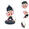Cartoon Doll Statue Craft Character Sculpture for Indoor Bedroom Living Room red