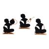 Rajasthani Musicians Handmade Decorative Gift Item Showpiece In Iron for Home Décor - 5.5 Inch