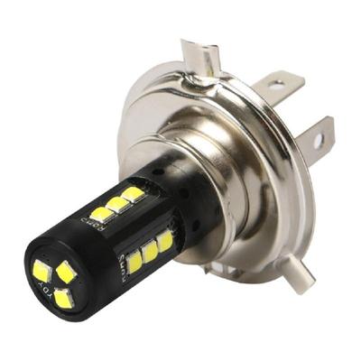 H4 3030led Motorcycle Headlight Bulb 4 Sides 360 Degree Hb2 9003 Hs1 P43t Super-bright 6000k White