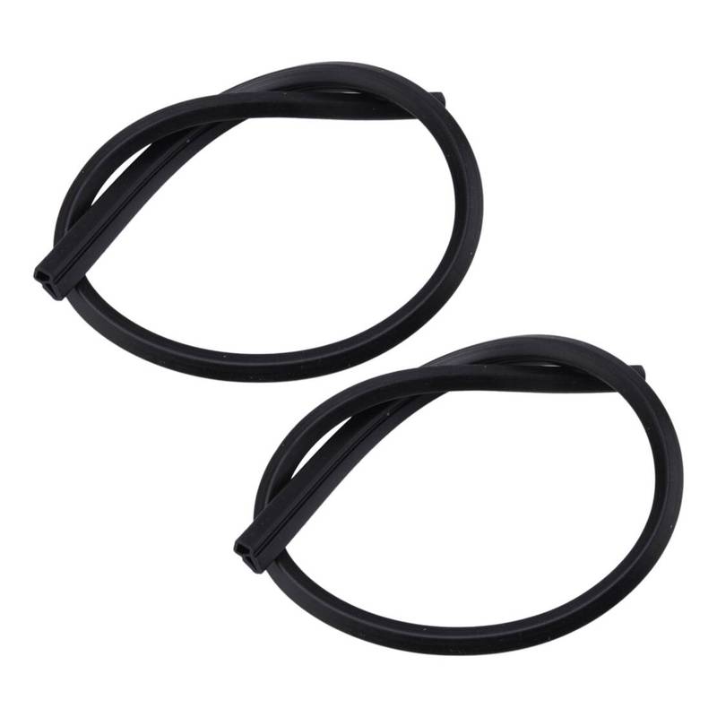 2Pcs Tail Light Sealing Strips Rear Lamp Gaskets 1894452 Fit For Ford Fiesta MK7 2008 2009 2010 2011 2012 2013- Black Rubber