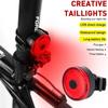 LED Bike Rear Light Waterproof Portable Safety Light Cycling Rear Tail Led Lamp Small Safety Light for Outdoor Cycling