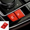 Compatibility: Mazda exclusive aluminum alloy electronic handbrake button cover trim,