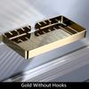 Tuqiu Rose Gold Bathroom Shelf Gold Soap Holder SUS 304 Black Bathroom Soap Dish Wall Mounted white Kitchen Storage holder