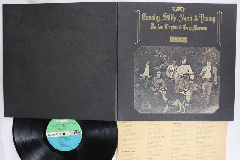 Виниловая пластинка CROSBY STILLS NASH YOUNG Deja Vu MT2023 ATLANTIC 1970 Япония Рок Б/у