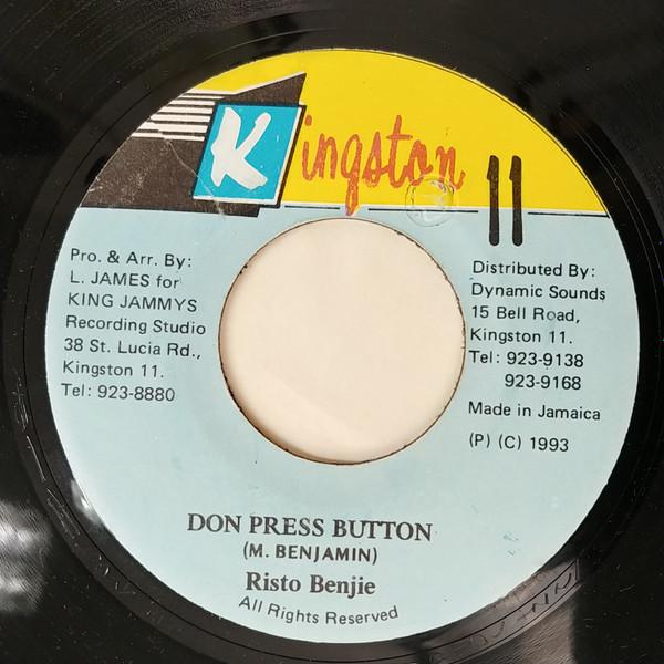 

Пластинка 7 дюймов RISTO BENJI Кнопка Don Press NONE Kingston 11 1993 Ямайка Регги Ска Даб Б/у