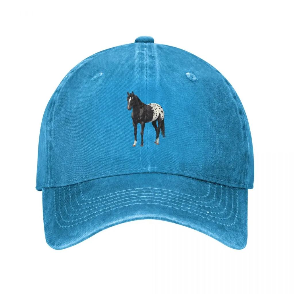 Beautiful Black Blanket Appaloosa Horse Lover Gift Premium Baseball Cap Hat Unisex For The Sun F Golf Hat Golf Unisex Womens