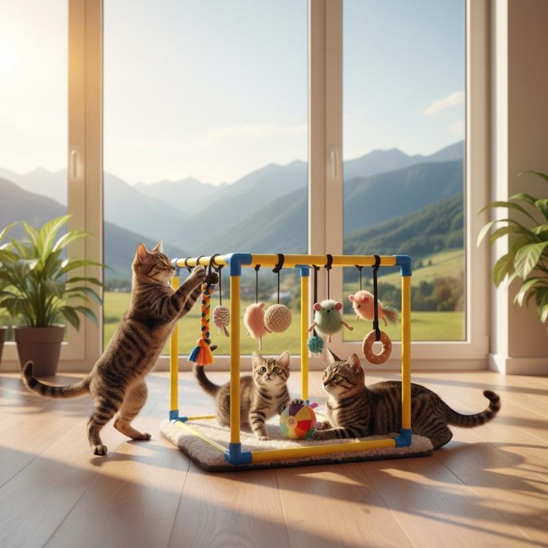 Reconfigurable Toy Structure With 8 Attachments for Rodents Encourages Exercise Indoor Outdoor Use Light weight