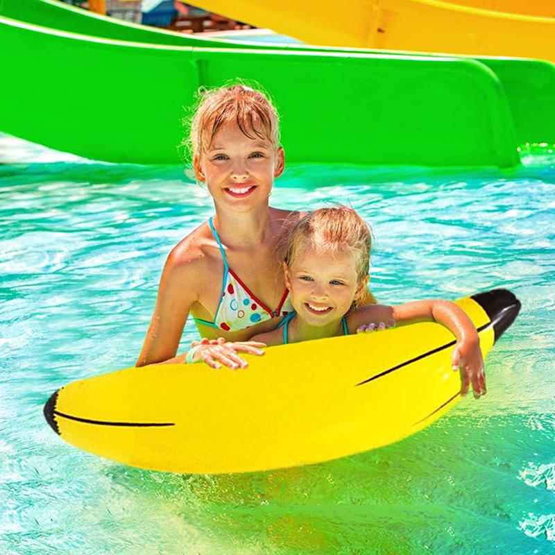 3Pcs Inflatable Banana 60Cm Fake Banana Fruit Props Inflatable Toys Bachelorette Party Games Toss Ring Toy