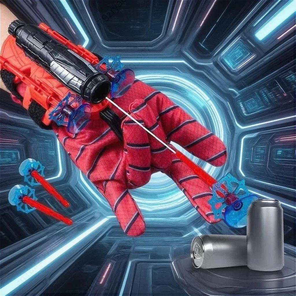 Anime postavy Dětské hračky Náramková hračka Sada Akční figurka Nové pro sadu s vystřelovačem na rukavici Figurky pro hraní rolí Koníčky