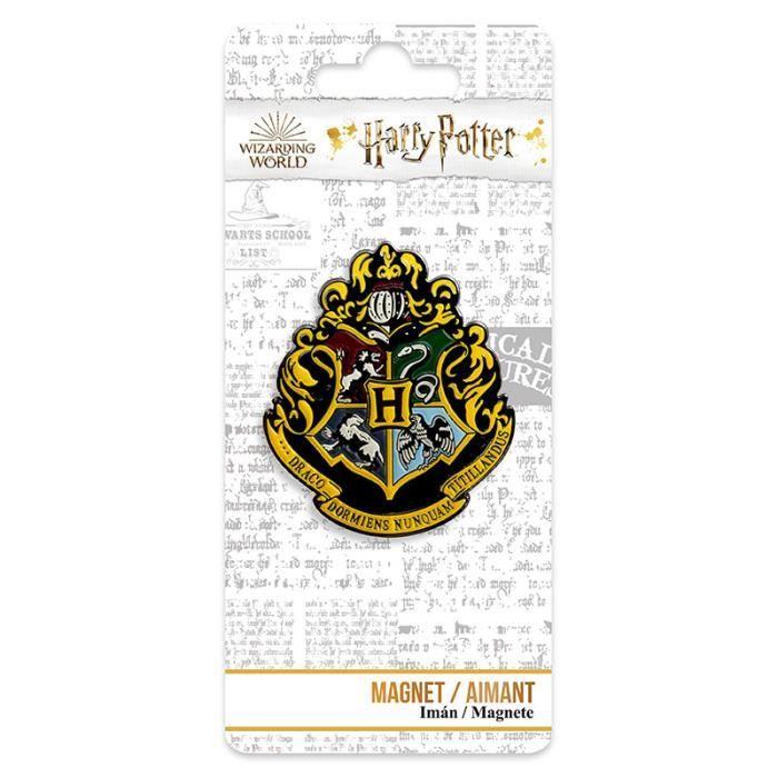 Aimant - ABYstyle - Harry Potter - Écusson de Poudlard - Métal - 4,7 cm x 5,5 cm