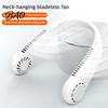 Long Battery Life Fan Neck Fan, Lightweight Bladeless Hanging Portable Hands Free 3 Speed Adjustable Design, Personal Safe