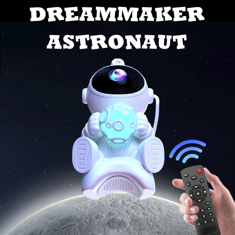 Astronaut LED Night Light Galaxy Star Projector Bluetooth Speaker Remote Control Timer 360° Adjustable Angle for Bedroom Decor