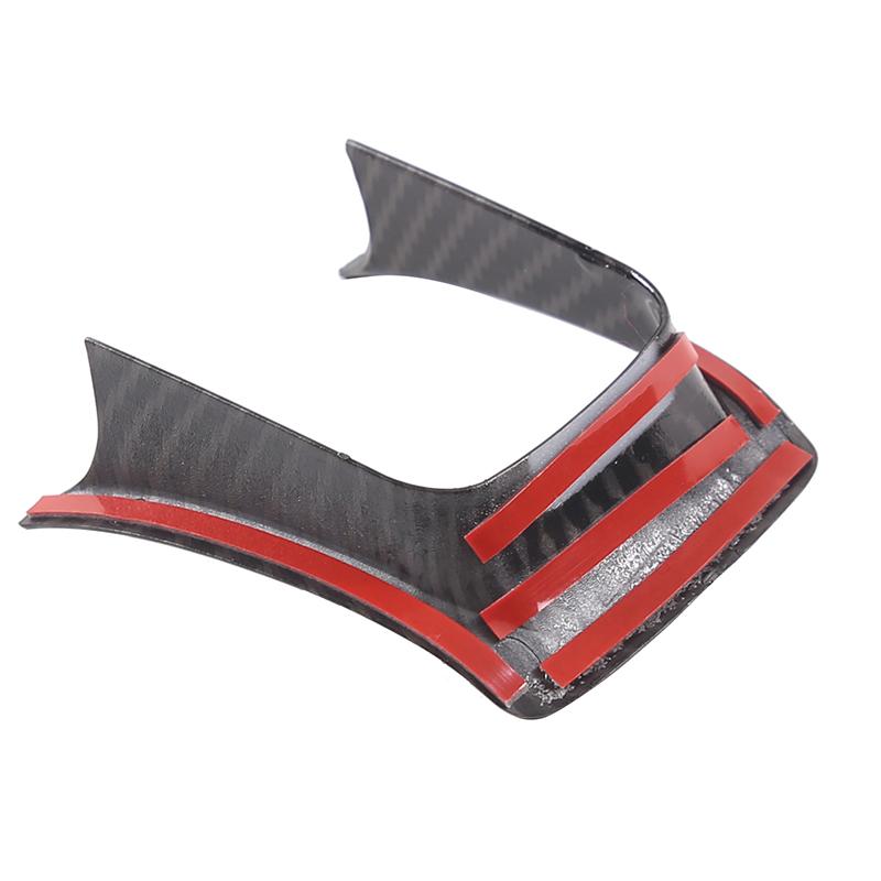 For Land Rover Range Rover Evoque 2012-2018 ABS Carbon Fiber Car Steering Wheel Decorative Frame Sticker Car Accessories