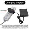 4x18650 Powerbank-Box DIY-Kit Batteriegehäusehalter 5V 16V Dual-Ausgang Mit Schalter für Router Handy Tablet Modem CCTV-Kamera