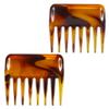 2 Pack Wide Tooth Comb,Portable Hair Combs,Hair Picks for Women Detangling Comb Wide Teeth Pocket Combs for Men Women Thick Curly Wavy Detangler Wet