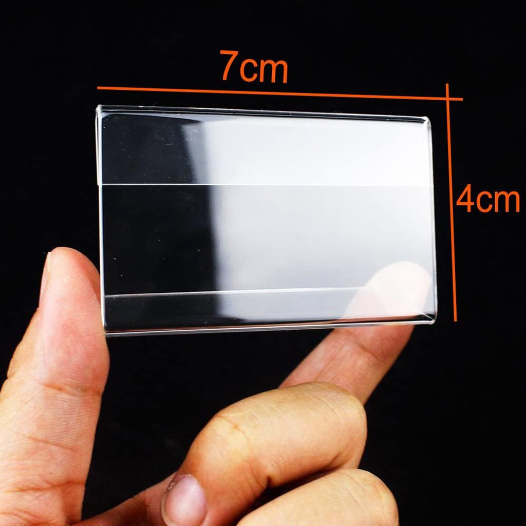 50 stücke Karte Display Halter Ständer Halter Display Stand Lagerung Fall 50 stücke 7cm X 4cm