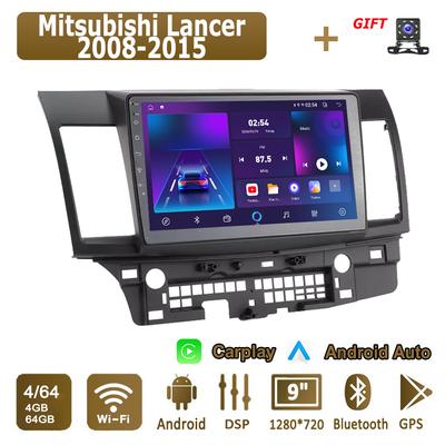 Autorádio s Androidem a Carplay pro Mitsubishi Lancer 2008-2015, multimediální přehrávač, hlavní jednotka, stereo, GPS navigace, BT, WIFI, 4+64GB