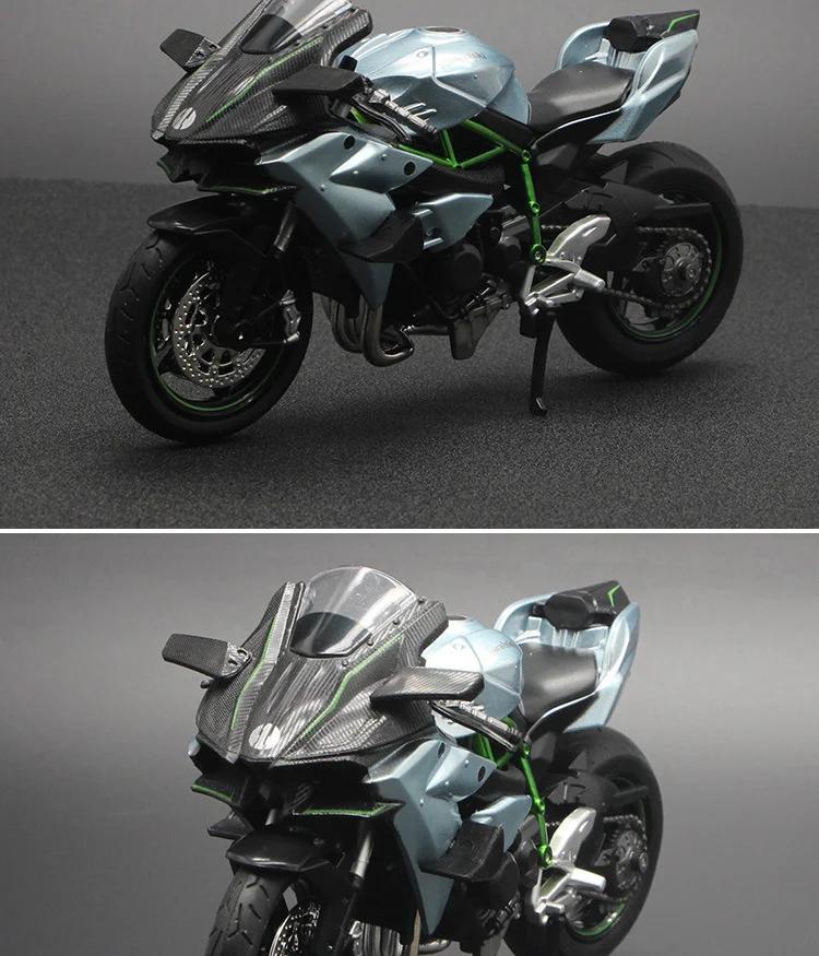Kawasaki 1:12 Model de motocicleta din aliaj Ducati cu sunet pentru copii