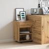 VidaXL Armoire roulante chêne artisanal 46x36x59 cm bois d'ingénierie, armoire, classeur mobile, meuble de bureau, armoire 856661