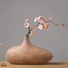 High-End Wabi-Sabi Floral Table Vase Ceramic Flower Bottle Minimalist Living Room Entryway Decor Accents