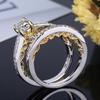 Original Design Of Jewelry, Classic Gold Six-Claw Ring, High Carbon Diamond Super Flash Wedding Ring