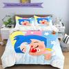 3pcs Duvet Cover Set (1*Duvet Cover + 2*Pillowcase, Without Core), Plim Plim Print Bedding Set, Bedroom Decor, All‑Season, Gift