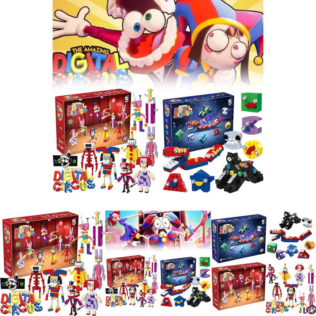 Exciting New Jax Animation Circus Building Blocks Toy Set For Kids With 400 To 800 Pieces