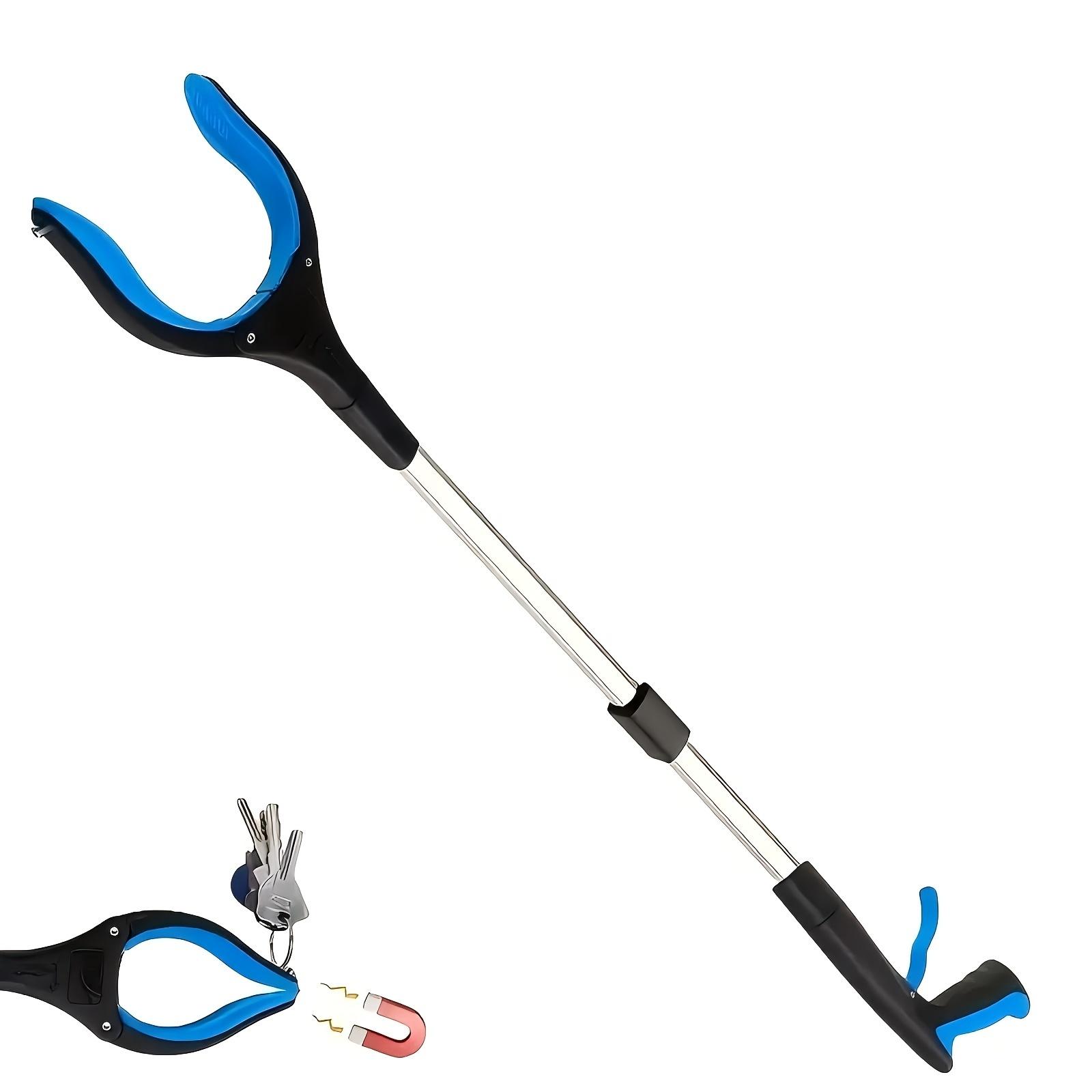 1-Piece Blue Grabber, Foldable Style Grabber Tool, Reacher Tool, Trash Grabber, Lightweight Grabber Suitable for Elderly Use