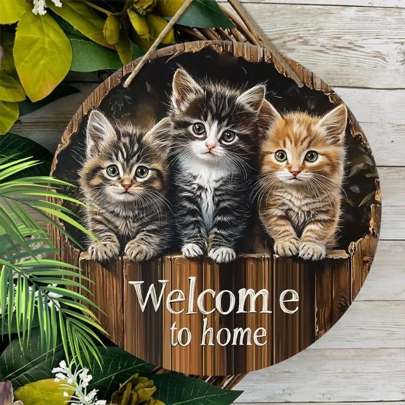 Segno in Metallo con Calligrafia Araba, Decorazione Murale Retro