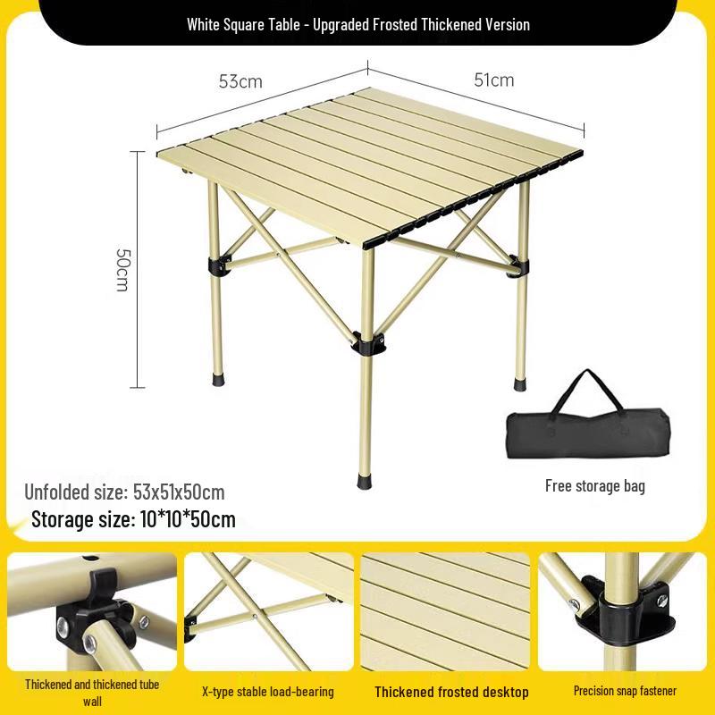 Ultra-light Portable Folding Outdoor Table & Chair Set for Camping and Picnics