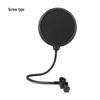 15cm Double Layer Mesh Pop Filter for Studio and Live Mic Boom Arm Stand