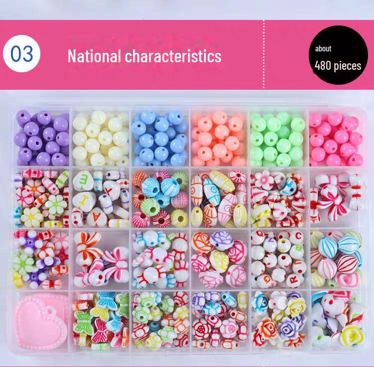 

Развивающие игрушки из бисера ручной работы для детей - набор для плетения браслетов своими руками для девочек