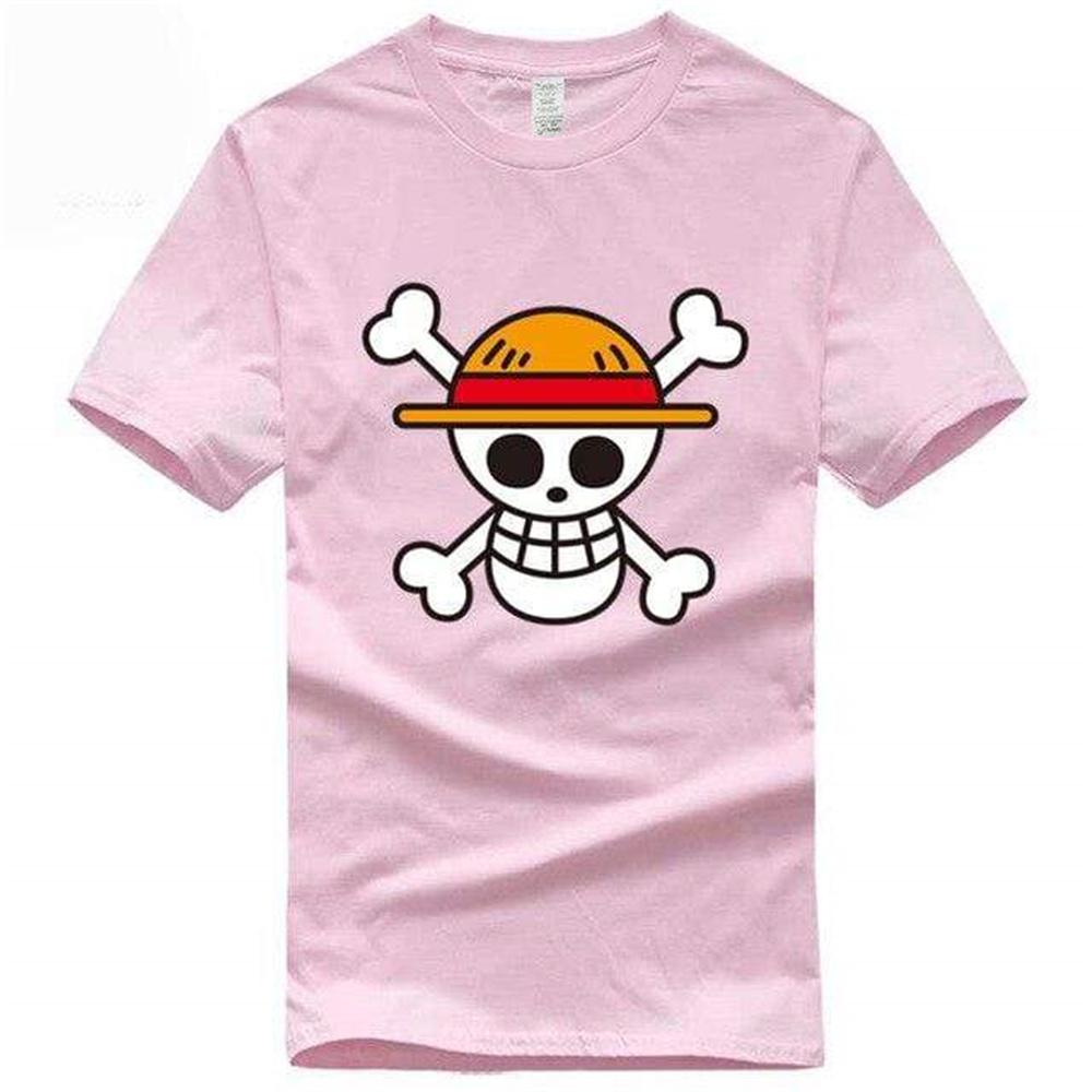 

One Piece Unisexs Tshirt Luffy Straw Hat Logo Print Womens Clothing Anime Cotton Tops Casual Short Sleeve T Shirt Streetwear Tee M
