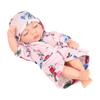 19cm Soft Silicone Doll Baby Girl Doll 3-D Life Like Doll Educational Reborn Collectable Doll Child Parenting Game Toy