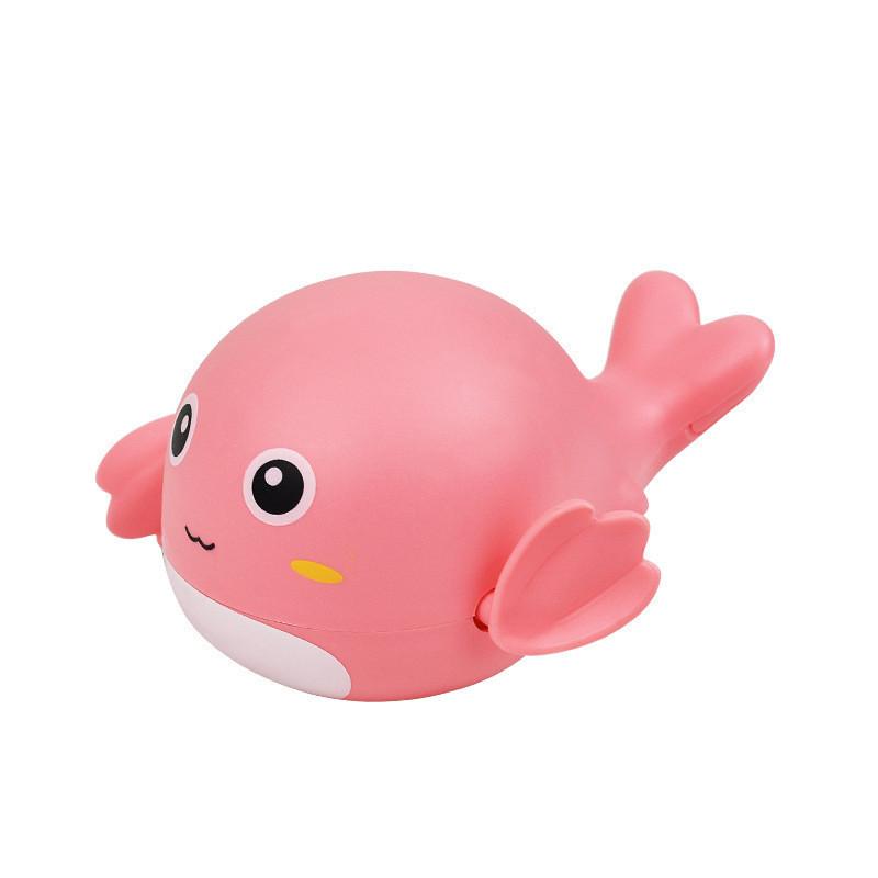 New Children's Water Play Toy Baby Bath Wind-up Chain Dolphin Infant Bathroom Bathing Swimming Toy