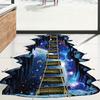 Sticker Galaxy Star Drawbridge Removable Decal Living Room Floor Decor