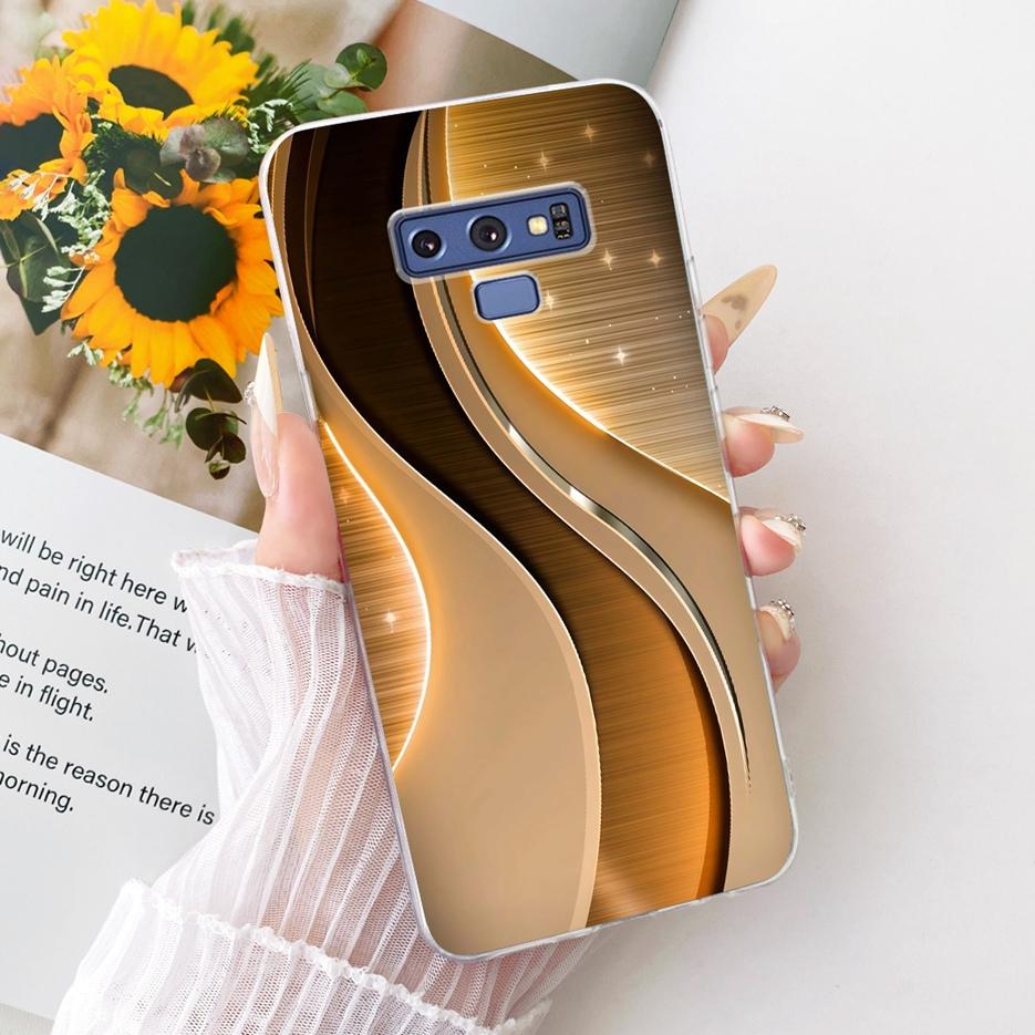 For Samsung Galaxy Note 9 Case SM-N960F Luxury Flower Butterfly Painted Cover Soft Slim Phone Case For Samsung Note 9 Note9 Bags