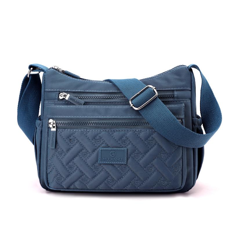 Multi-compartment Shoulder Bag Women's Crossbody Bag Large Capacity Nylon Mother Bag