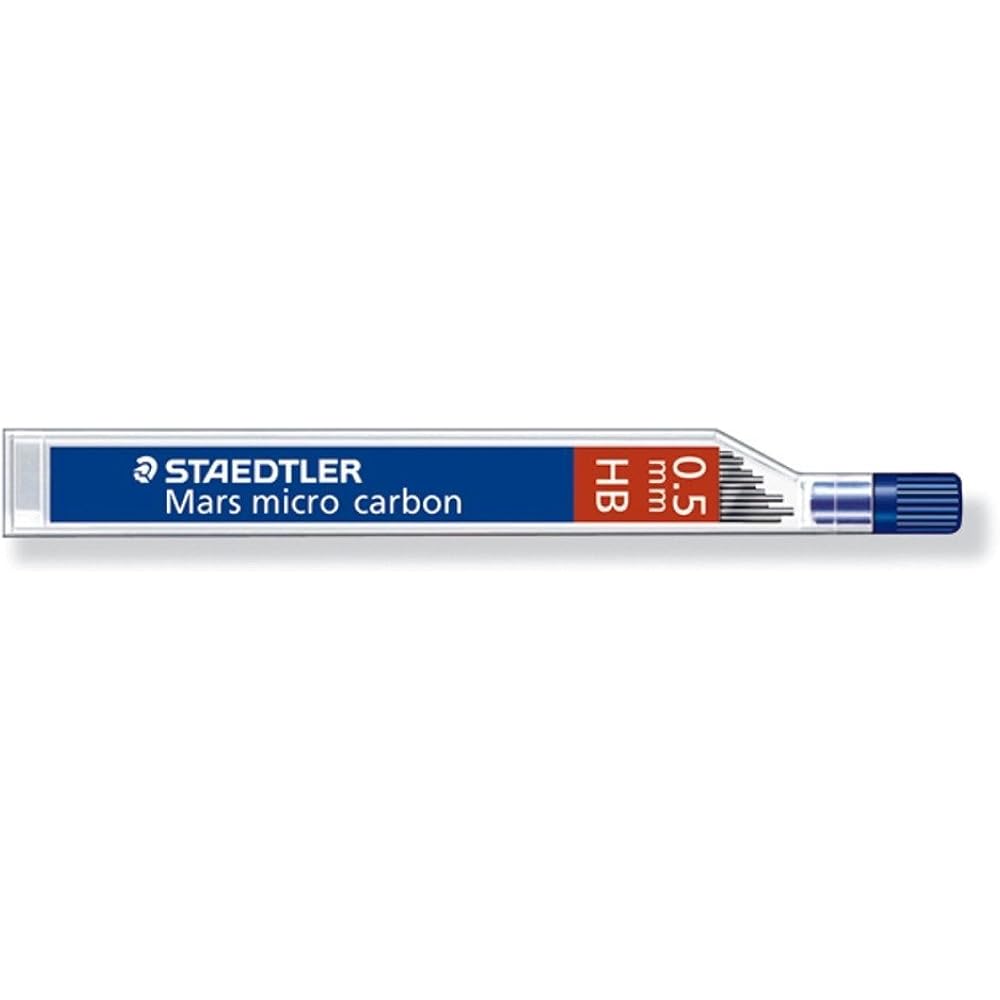 Staedtler Sharp Refill Microcarbon 0.5mm HB 250-05-HB “Set of 2”