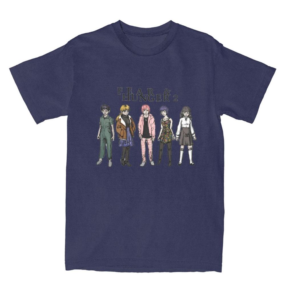 Fear And Hunger Termina TShirt Mens Video Game Cartoon Vintage Cotton T Shirts Summer ONeck Tee Shirt Oversized Clothing