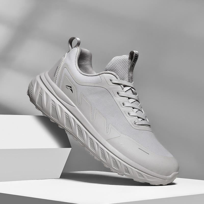Wide Last Wide Head Mesh Spring And Autumn Sports Shoes Breathable Fly-Woven Running Sports Shoes Men'S Soft-Soled Travel Shoes